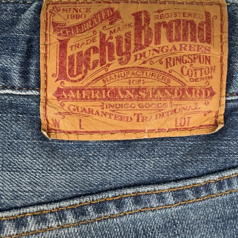 Lucky Brand Lola Straight Short Inseam Denim Jeans Sz 10/30 Med Wash EUC - Picture 7 of 15